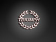 triumph logo wallpaper- red